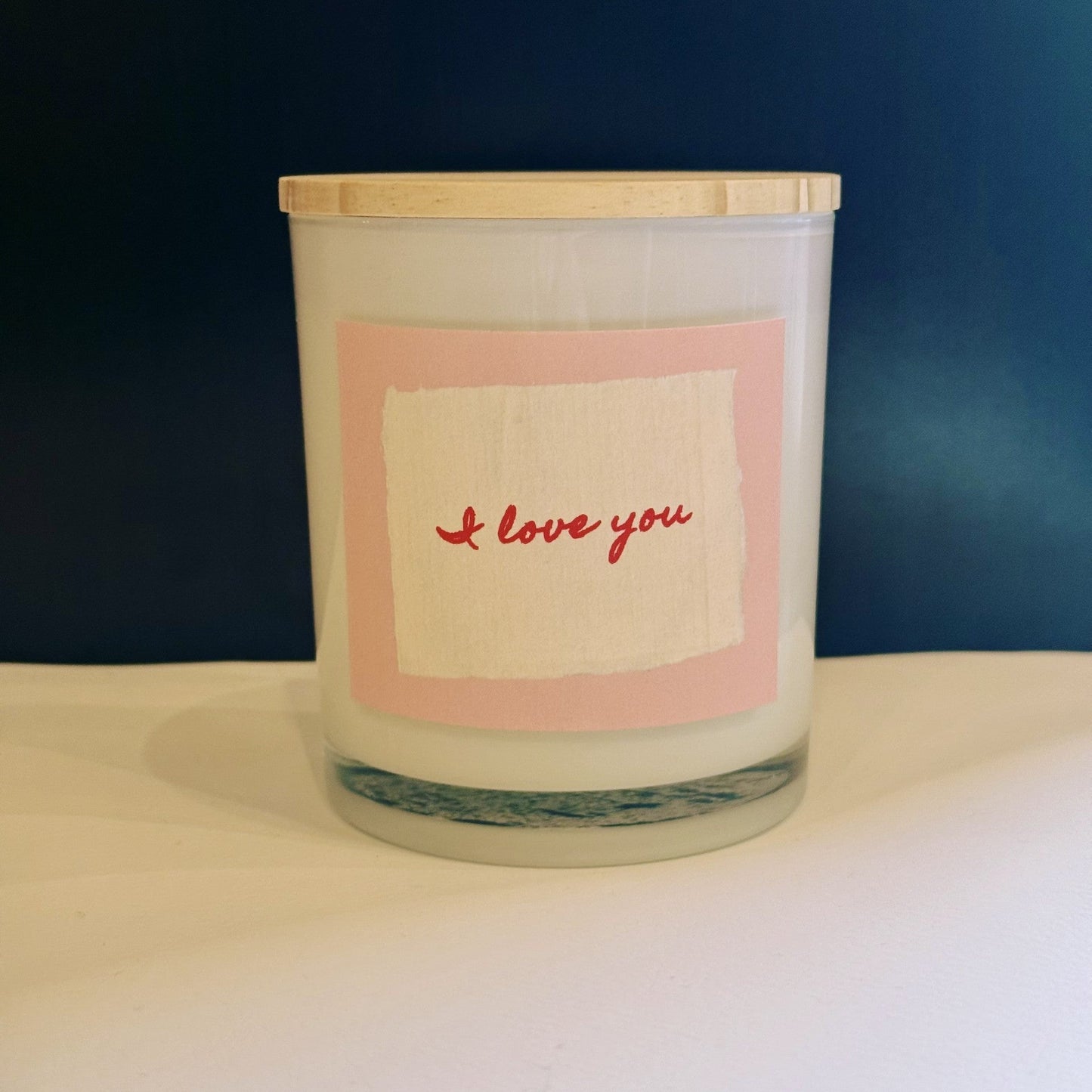 Valentines I Love You Candle