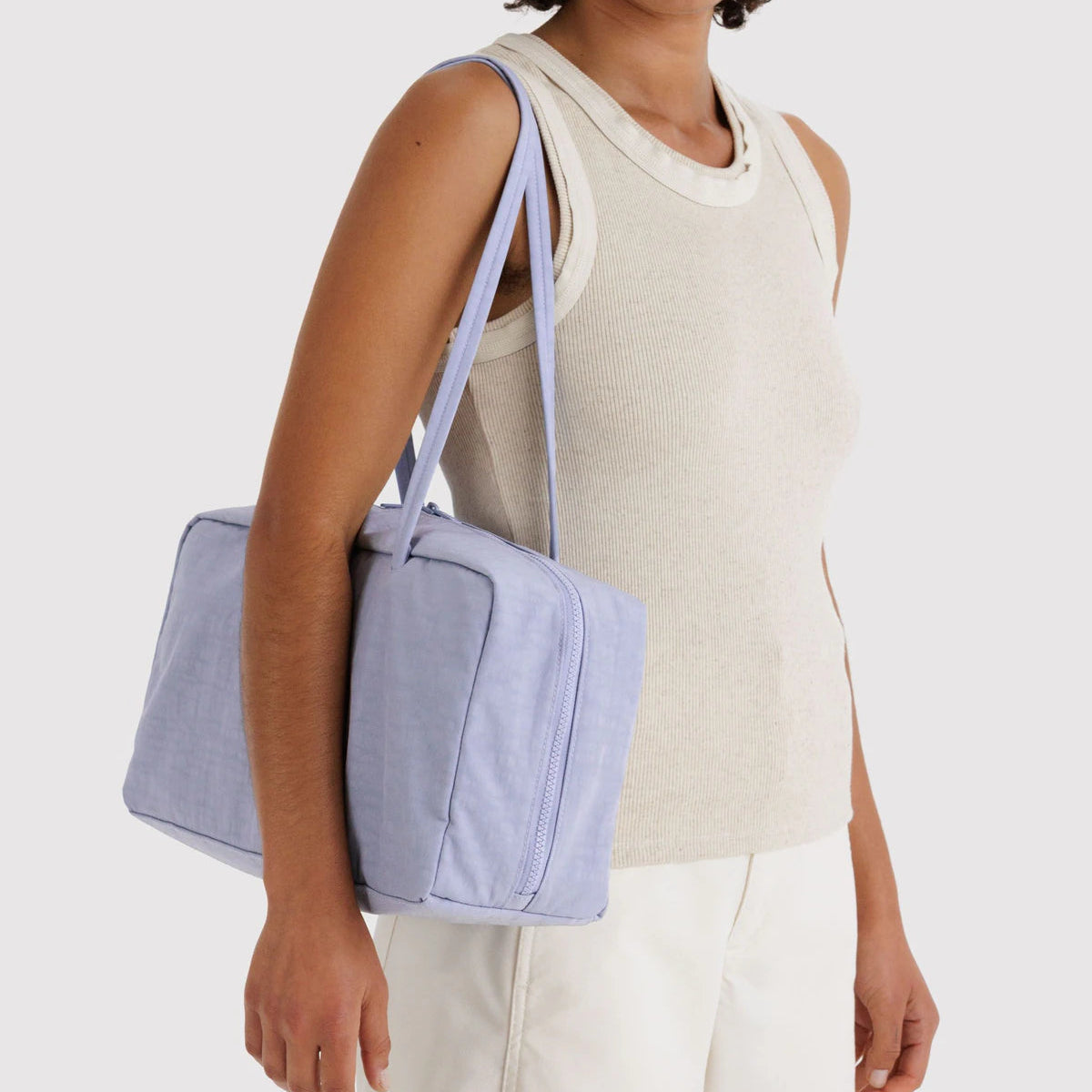 Medium Nylon Bowler Bag