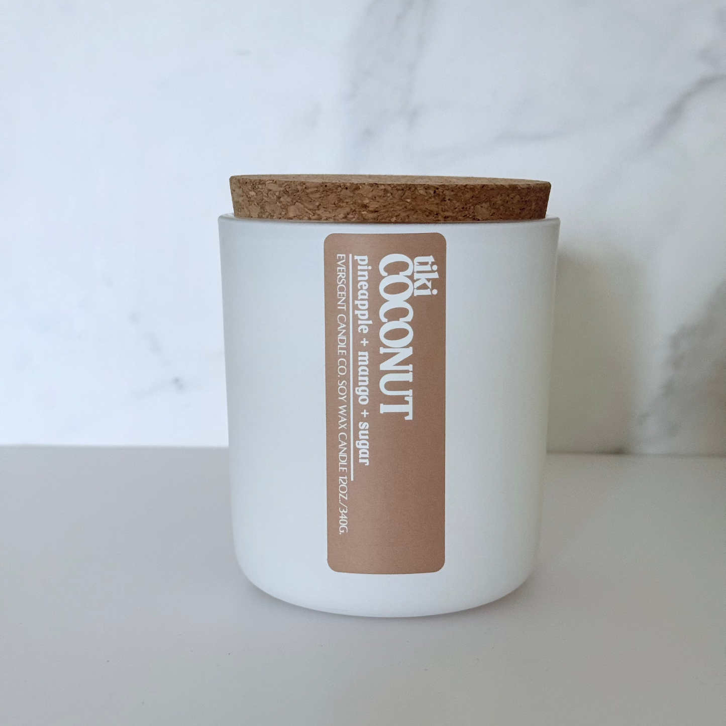 Tiki Coconut Candle