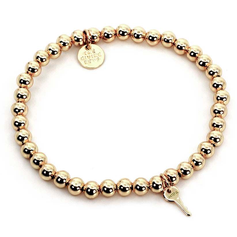 Metallic Bead Bracelet