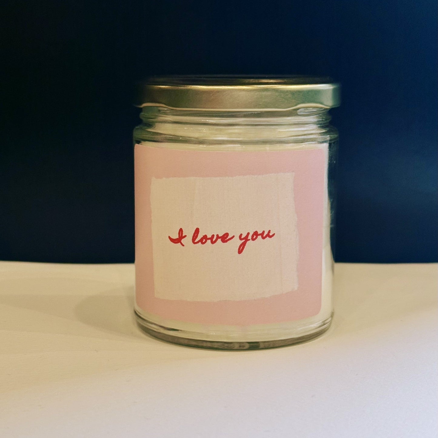 Valentines I Love You Candle