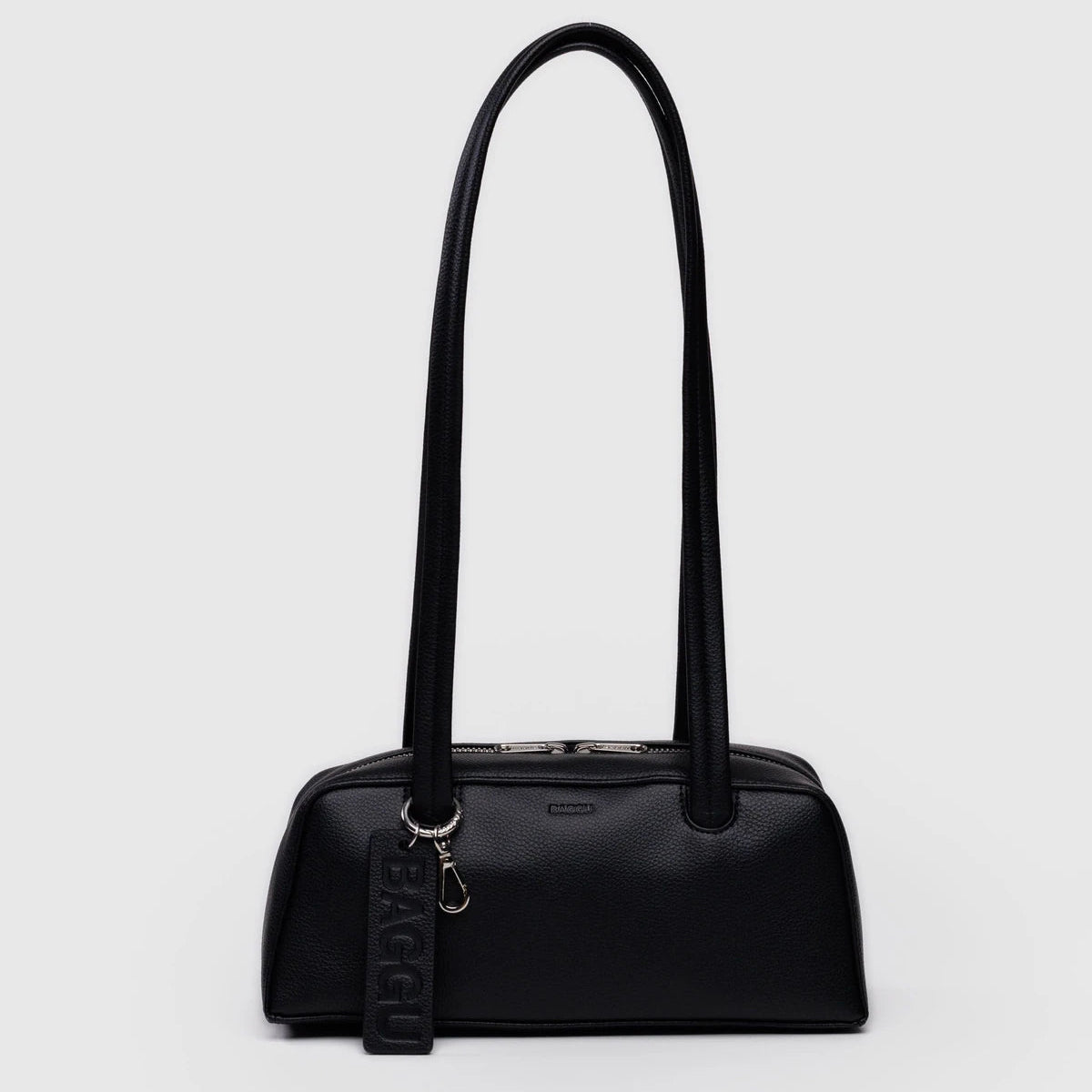 Small Recycled Leather Bowler Bag