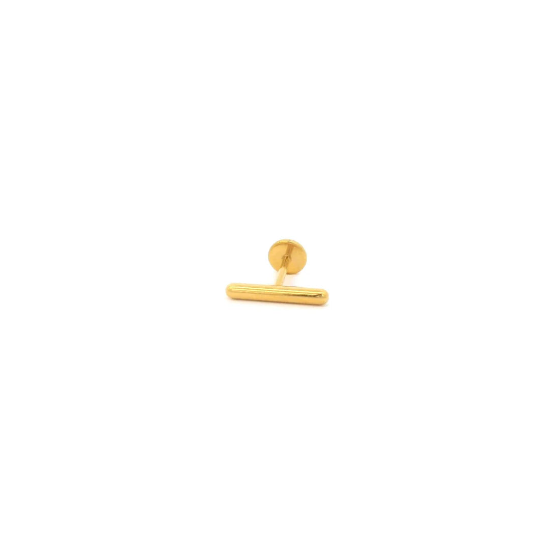 Titanium Flat Back Stud Earring