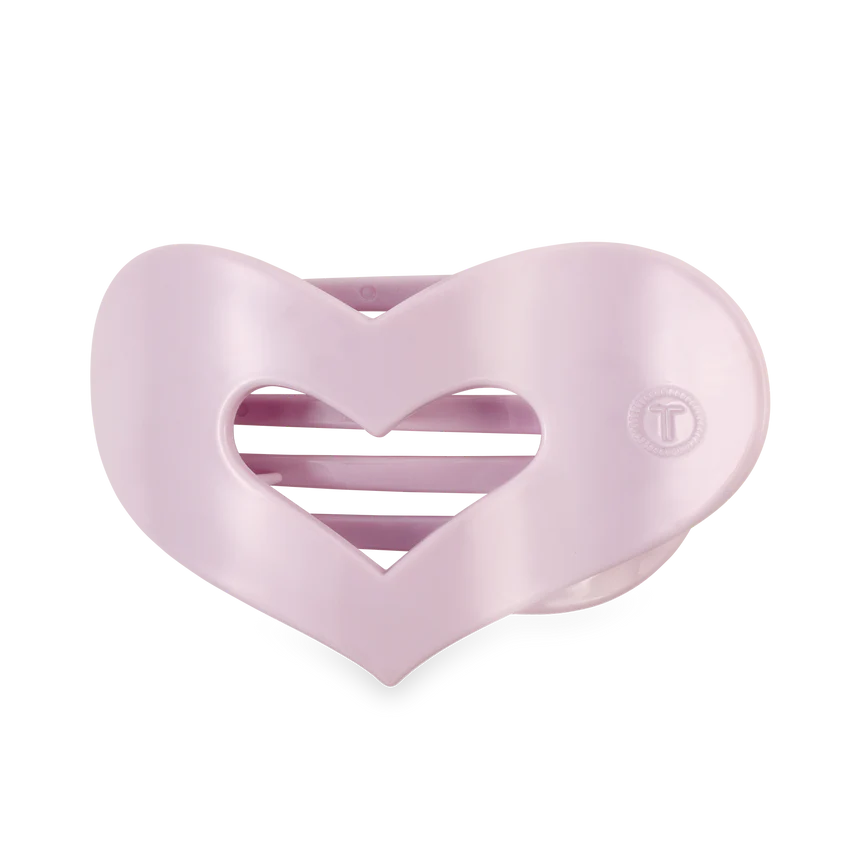 Purple Queen of Hearts Flat Hair Clip