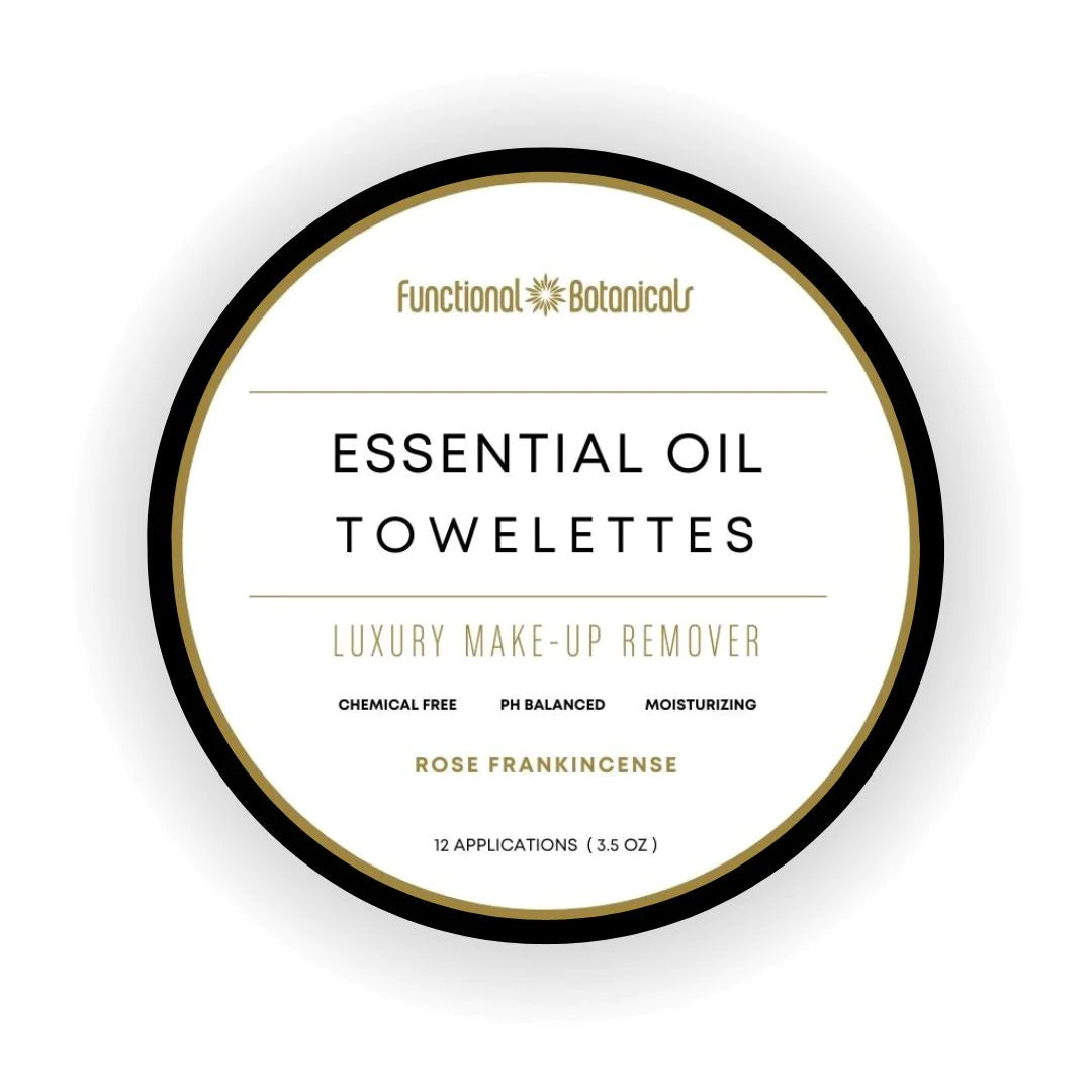 Rose Frankincense Essential Oil Towelettes