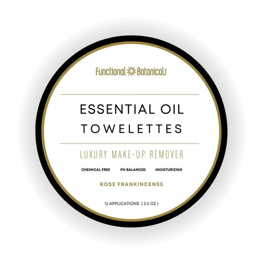 Rose Frankincense Essential Oil Towelettes