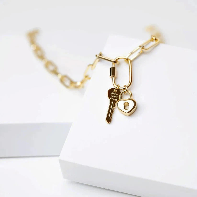 Self Love Club Lock + Key Necklace