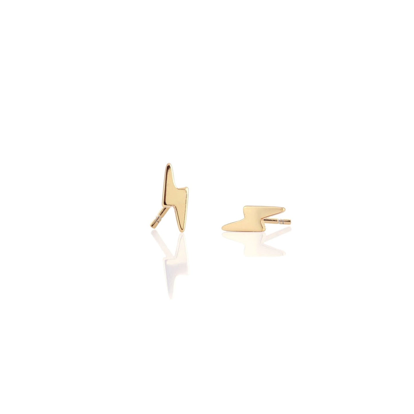 Lightening Bolt Stud Earrings