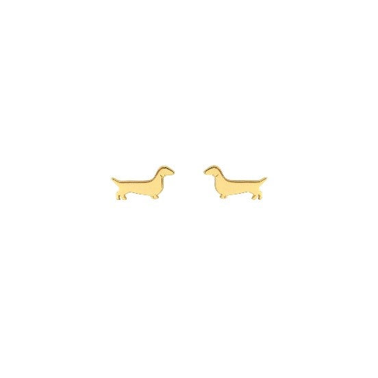 Weiner Dog Stud Earrings