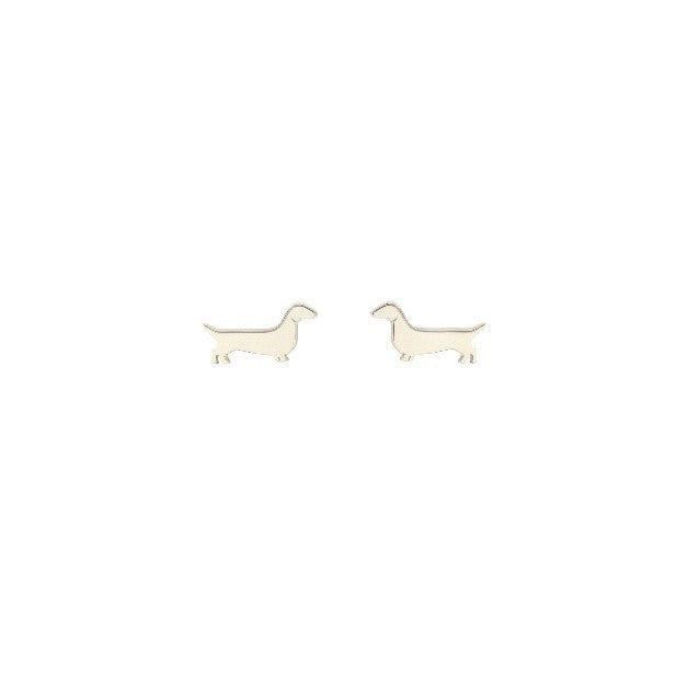 Weiner Dog Stud Earrings